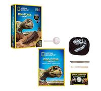 BANDAI - National Geographic - Kit de fouille - 3 fossiles de Dinosaure à extraire - Jeu Scientifique et éducatif - STEM - JM80568M