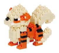 Bandai NBPM106 Nanoblock en-ES/Arcanine Kit détaillé de Construction Miniature Optimal pour Fans de Pokémon et Cadeaux