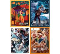 BANDAI One Piece Carte Manches Officielles 7 Ensemble De 4 Types JAPON OFFICIEL