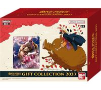 Bandai ONE PIECE TCG: GIFT BOX 2023 [GB-01] - Boîte de jeu de cartes à collectionner avec 5 packs boosters OP-04, étui pour cartes et 3 cartes promotionnelles - Age recommandé : 18+