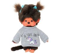 Bandai - Peluche monchhichi licorne 20 cm