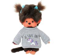 Bandai - Peluche monchhichi licorne 20 cm