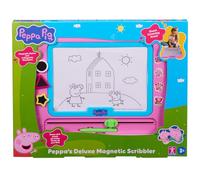 BANDAI - Peppa Pig Ardoise Magique Magnétique - Tableau Effaçable pour Dessiner et Recommencer à l’Infini - avec Stylo - Jouet Créatif Portable pour Enfant - Jouet Enfant dès 3 Ans - COP7856