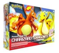 Bandai - Pokémon Model kit - Pack 2pcs Figurines articulées 9cm à Construire - Personnages Dracaufeu + Dracolosse G