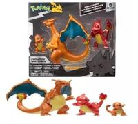 BANDAI - Pokémon - Pack évolution Salamèche, Reptincel & Dracaufeu - JW2777