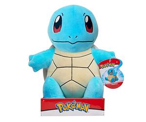 BANDAI - Pokémon - Peluche Carapuce (Squirtle) - Peluche 30 cm Toute Douce - WT0058