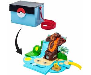 Bandai - Pokémon - Sac bandoulière du dresseur - Univers de Jeu le monde Pokémon à fonctions - accessoire qui se transforme - JW2366