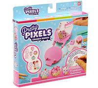 Bandai - Pretty Pixels - Krazy Pixels - Fabrique à gommes - Set de démarrage - Thème friandises - Loisirs créatifs - 38522