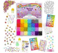 Kit créatif DIY bracelets élastiques - BANDAI - Rainbow Loom - Treasure Trove - 11 000 élastiques et accessoires