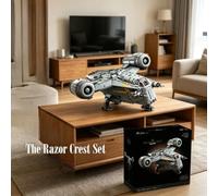 Bandai Razor Crest Spaceship Building Blocks 75331, 6187 pièces, décoration de la maison, cadeau d'anniversaire, compatible avec les briques LEGO A