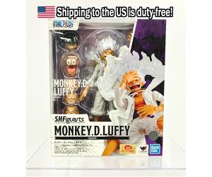 BANDAI S.H. Figurine Figuarts Monkey D. Luffy Gear 5 OnePiece jouet en boîte ...