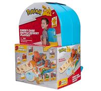 Bandai- Sac à Dos du dresseur Désert Pokemon Univers de Jeu transportable-Accessoire Qui se transforme en arène Pokémon-PKW2836, JW2836, Talla única