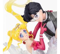 Bandai Sailor Moon & Tuxedo Mask Figuarts Zéro Chouette Moonlight Glow Statue