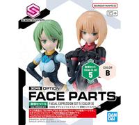 Bandai – Kit de pièces de visage 30MS – Ensemble d'expressions faciales 5 – Couleur B