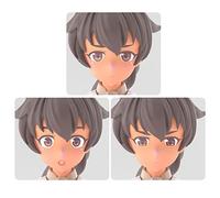 30MS - Option Face Parts Facial Expression Set 6 (Color C) - Model Kit
