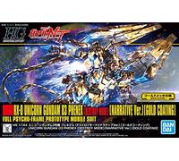 Bandai Maquette - HGUC 1/144 RX-0 Unicorn Gundam 03 Phenex Gold - Kit de modélisme, BAS5055342, blanc