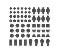 BANDAI SPIRITS Matériau personnalisé de 30 mm (décoration partie 1, gris)