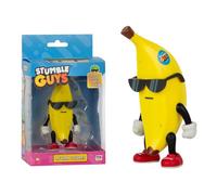 BANDAI - Stumble Guys - Banana Guy - Figurine 11 cm avec Stickers - Personnage articulé - Figurine Jeu vidéo Stumble Guys - PMS6010B