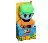 BANDAI - Stumble Guys - Robot Guy - Grande Peluche 30 cm colorée - Peluche Jeu vidéo - Jouet Enfant 2 Ans et + - PMS7208B