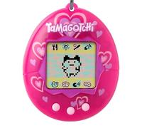 Bandai Tamagotchi Original Lots of Love – Animal interactif, écran LCD FR, 3 boutons, rose, 8+