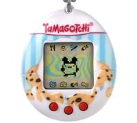 Bandai Tamagotchi Original Milk and Cookies Shell | Tamagotchi Original Cyber Pet 90s Jouet pour Adultes et Enfants avec chaîne | Les Animaux virtuels rétro sont d'excellents Jouets ou Cadeaux pour