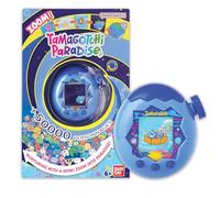 Bandai - Tamagotchi Paradise Eau - Animal Virtuel à élever - Tamagotchi avec molette de Zoom - Jouet Interactif en français - Modèle Eau Coloris Bleu - Jouet Enfant 6 Ans et + - 43422