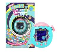Bandai - Tamagotchi Paradise Jade Forest - Animal Virtuel à élever - Tamagotchi avec molette de Zoom - Jouet Interactif en français - Modèle Forêt Vert et Rose - Jouet Enfant 6 Ans et + - 43424