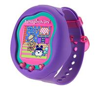Bandai Tamagotchi Uni Tamagotchi connecté avec Bracelet Montre - Animal de Compagnie virtuel - Modèle Violet - 43352 NT43352