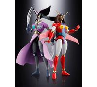 Bandai Tamashii Nations Soul Grand Mazinger Aus Chogokin Diecast Figurines d'action Gx 114 Janus Et Gx 12r Venus Un ensemble de figurines d'action 17 cm One Size