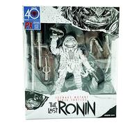 BANDAI Teenage Mutant Ninja Turtles The Last Ronin Michelangelo Action Figure Noir et Blanc | 11,4 cm TMNT The Last Ronin Articulé Action Figure avec Accessoires | Teenage Mutant Ninja Turtles Toys