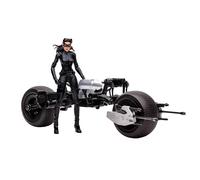 Figurine DC Comics - DC Multiverse véhicule Batpod with Catwoman The Dark Knight Rises