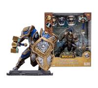 BANDAI World of Warcraft 6In WV1 Humain Paladin/Guerrier – McFarlane Toys