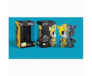 BANDAI - Yume Toys DZNR Collection Peluche en Boîte Transformers - Bumblebee Multicolore MM19310