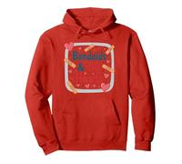 Bandaids & Big Hearts : Cadeau de Reconnaissance pour Une infirmière attentionnée Sweat à Capuche, Unisexe pour Adultes, Rouge, XXL