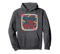 Bandaids & Big Hearts : Cadeau de Reconnaissance pour Une infirmière attentionnée Sweat à Capuche, Unisexe pour Adultes, Chiné Foncé, XXL