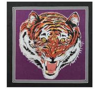 Bandana à motif cool de 53,3 cm pour femme et homme - Turbans carrés colorés - Bandanas en coton, violet, taille unique