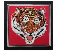 Bandana à motif cool de 53,3 cm, turbans pour femmes, turbans de rue unisexes en coton, Rouge, Taille unique