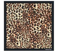 Bandana à motif léopard de 53,3 cm pour femme, turbans carrés colorés, bandanas en coton pour femme, G09, Taille unique