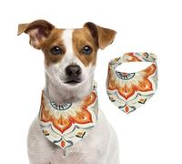 Bandana à motif traditionnel pour chiens de petite, moyenne et grande taille, écharpe triangulaire pour chat ou garçon