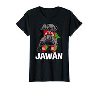 Bandana Afghan Jawan Pride Afghanistan pour Femme avec Drapeau Afghan T-Shirt