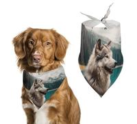 Bandana amusant pour animal de compagnie - Bandana réglable - Décoration pour animal domestique - Écharpe triangulaire pour chiot et chat de petite et moyenne taille