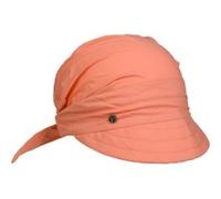 Bandana avec Visière Uni by Loevenich corail One Size