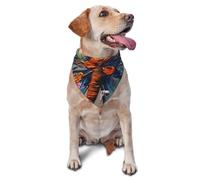Bandana brodé coloré pour chien, bandana pour animaux de compagnie, accessoires pour chiens de petite et moyenne taille, accessoire photo, bandanas triangulaires réglables pour chiot, bavoir, lavable
