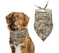 Bandana camouflage militaire pour chien, écharpe triangulaire amusante pour chien, écharpe confortable en polyester, bavoir doux et réglable, bandanas pour chiot, cadeau pour petites et grandes filles