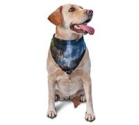 Bandana cascade Scenic Mountain pour chien et chat de petite et moyenne taille, accessoire photo, bandanas triangulaires réglables et lavables