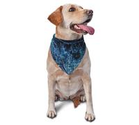 Bandana cerveau intelligence artificielle pour chien et animal domestique - Accessoire pour photos de chiens de petite et moyenne taille - Bandana triangulaire réglable - Lavable - Foulard pour chien