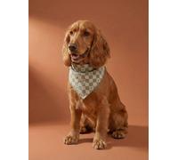 VERTBAUDET Bandana Chien Coton Blanc imprimé M