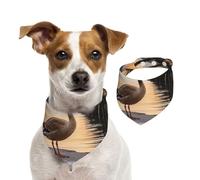 Bandana Chien été Wild Goose The Bridge - Écharpe Triangulaire réglable Lavable, Bavoir pour Chien Moyen/Grand, Chiot, Chat