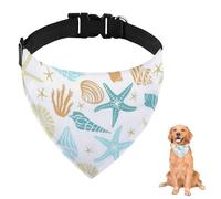 Bandana coloré pour chien avec sangle réglable et anneau en D - Bavoirs triangulaires pour chat - Accessoires pour chiots et chats - Lavable en machine