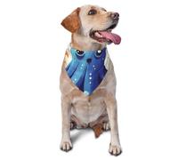 Bandana coloré pour chien en forme de pieuvre - Accessoires pour chiens de petite et moyenne taille - Accessoire photo - Bandana triangulaire réglable - Lavable - Pour chien